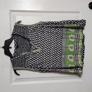 Lucky Brand Boho Sleeveless Top, Large